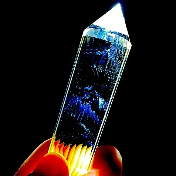 AMAZING 24 Sided Super large Vogel Style Clear Quartz Crystal Wand!!! Reiki ✅ - Picture 2 of 9